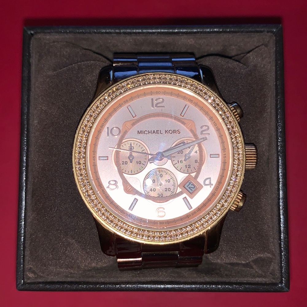 Rose Gold Stainless Steel Michael Kors Watch